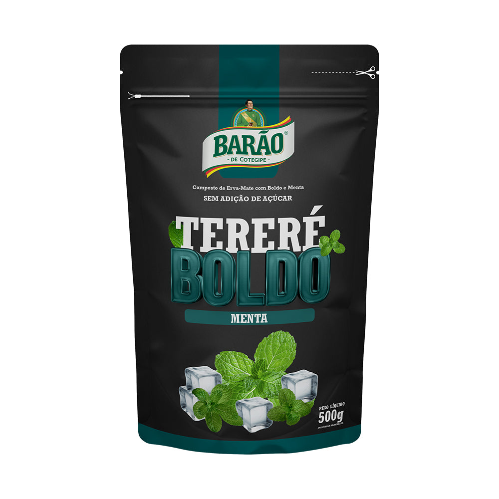 Tereré BARÃO de COTEGIPE - BOLDO Y MENTA 1/2 Kg.