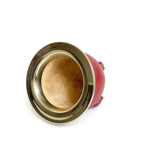 Camionero Rojo/Bordó con Base y Virola de Alpaca | Premium