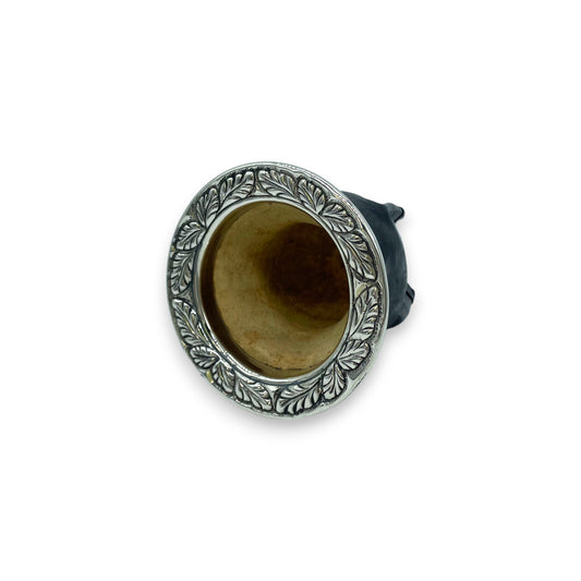 Camionero Negro con Virola de Alpaca Cincelada por ORFEBRE