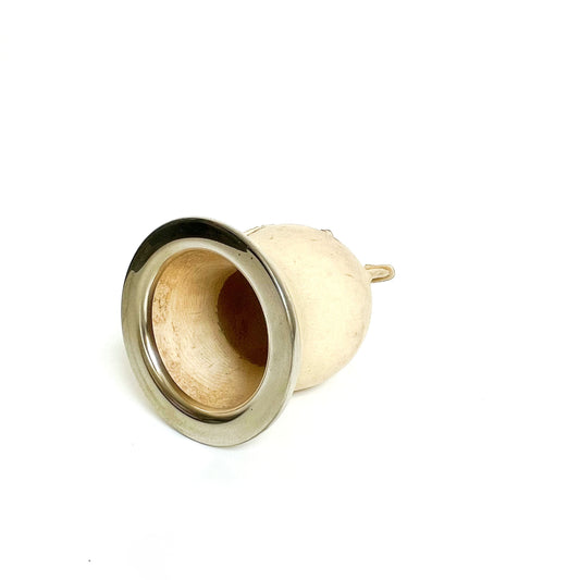 Mate Camionero Raw Leather with Virola Alpaca | Standard