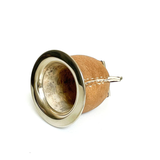 Camionero Cuero Crudo con Base y Virola de Alpaca | Premium