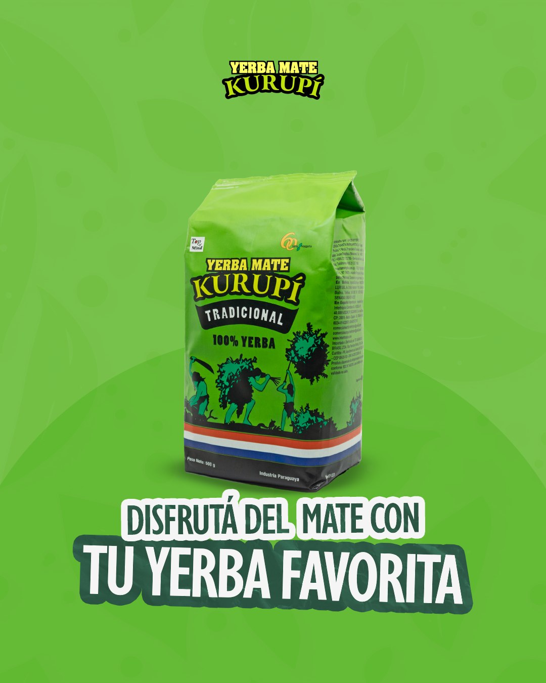 Yerba Mate - Kurupì TRADICIONAL 500Gr