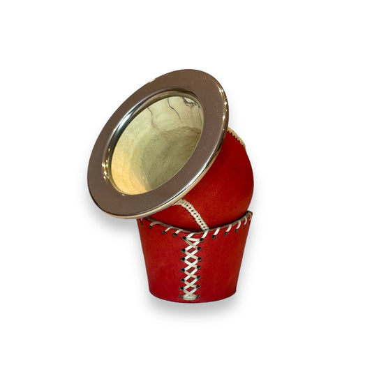 Camionero Marrón con Base y Virola de Alpaca Cincelada | Premium