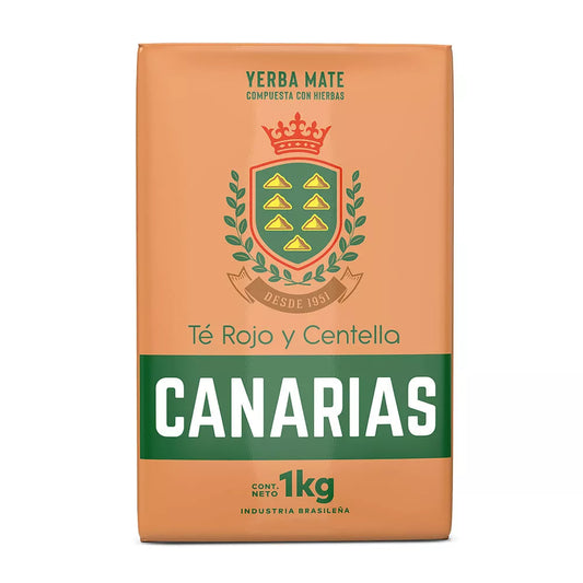 Yerba Mate CANARIAS - TE ROJO Y CENTELLA 1 Kg.