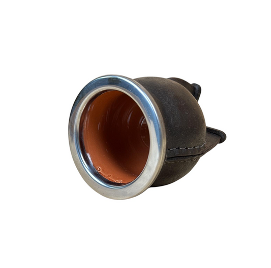 Mate Camionero Marrone Scuro in Ceramica