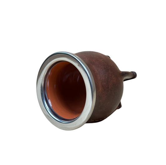 Mate Camionero Marrone in Ceramica