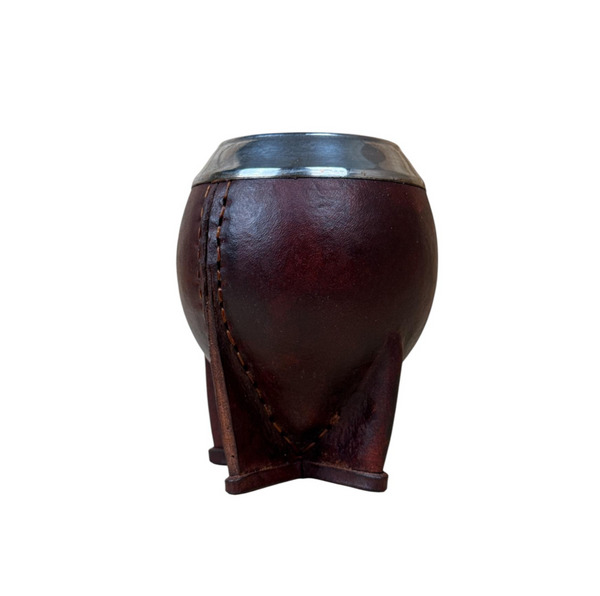 Mate Torpedo Marrone con Virola Alpaca | Standard