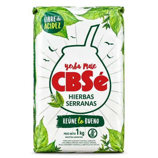 Yerba Mate CBSé - HIERBAS SERRANAS 1 Kg.