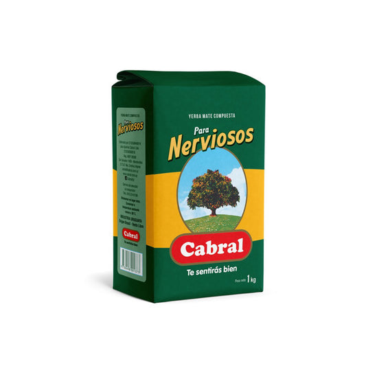 Yerba Mate CABRAL - COMPUESTA NERVIOSOS 1 Kg.
