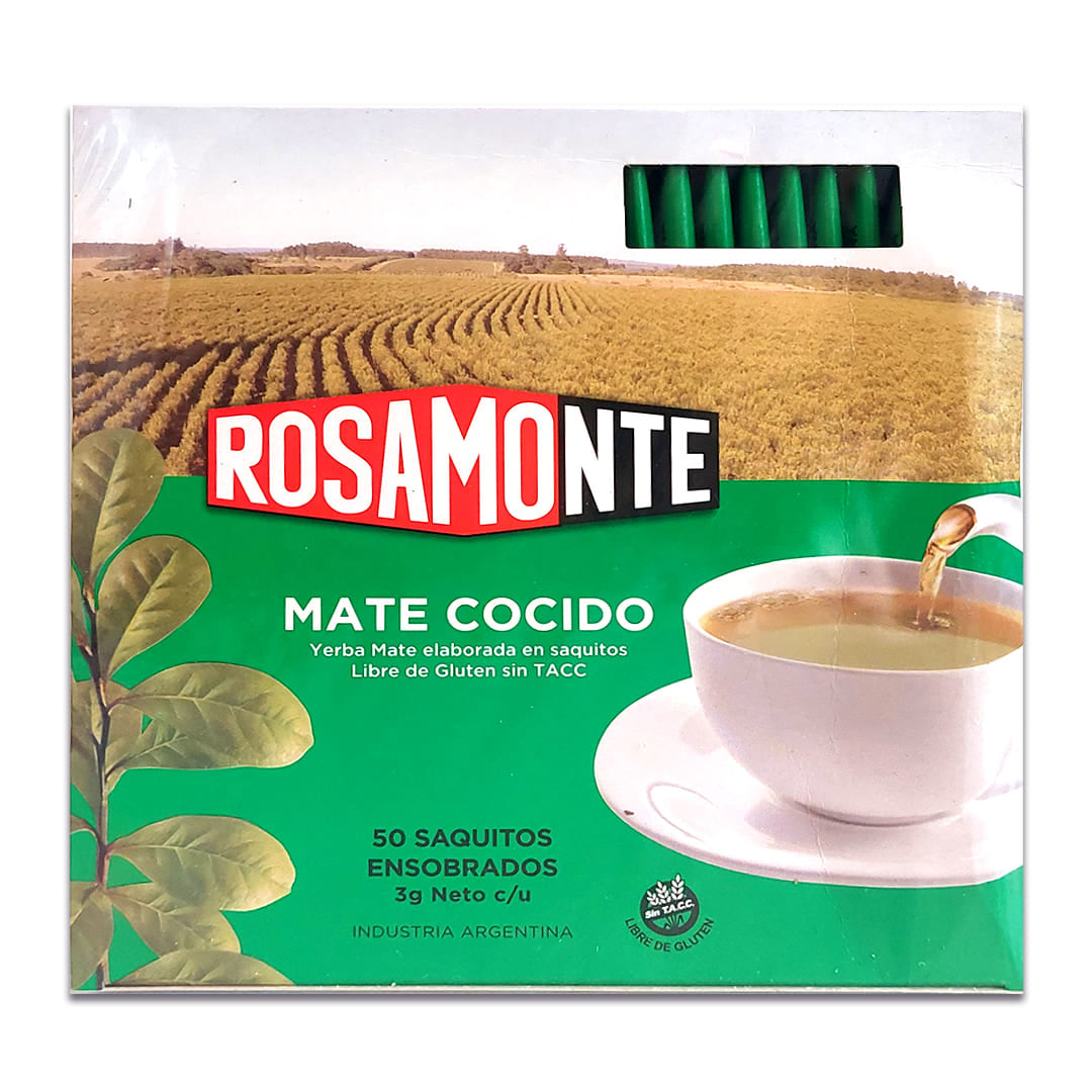 Yerba Mate - Mate Cocido Rosamonte 75 Gr