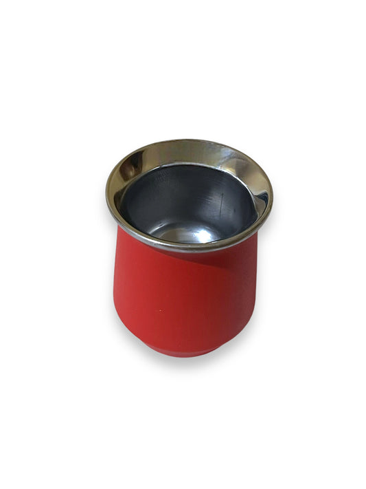 Mate Acero Inox Rojo