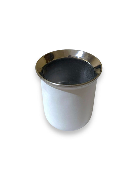 Mate Acero Inox Blanco