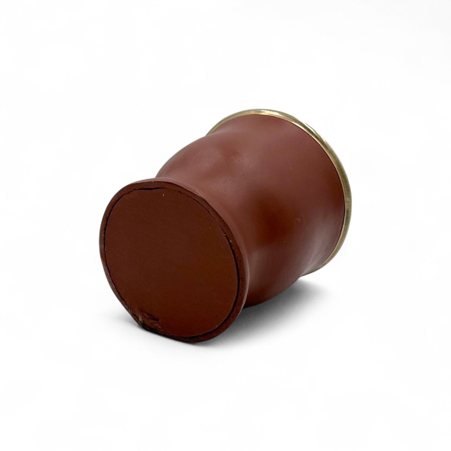 Mate Camionero Marrone con Virola Alpaca | Standard