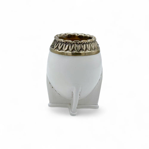 Mate Torpedo Bianco con Fleje Alpaca | Standard
