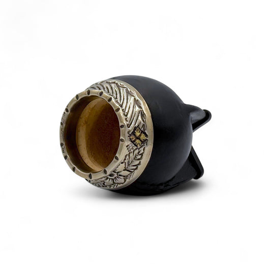 Mate Torpedo Nero con Fleje Alpaca | Standard