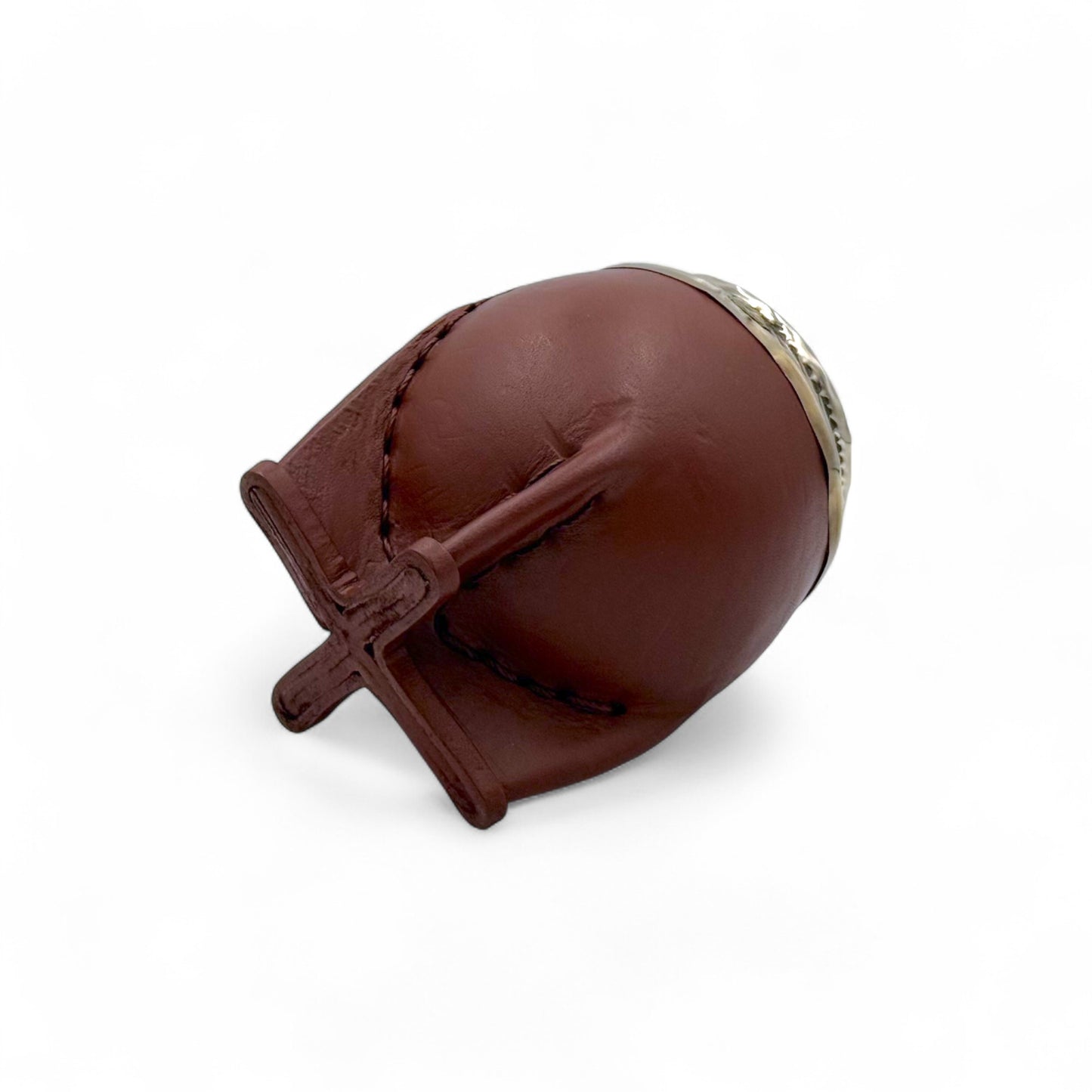 Mate Torpedo Marrone con Fleje Alpaca | Standard