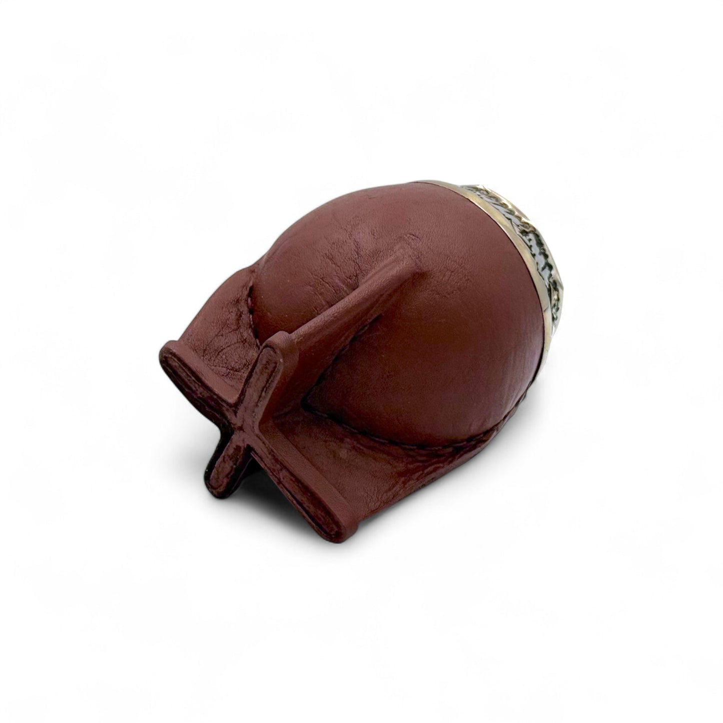 Mate Torpedo Marrone con Fleje Alpaca | Standard