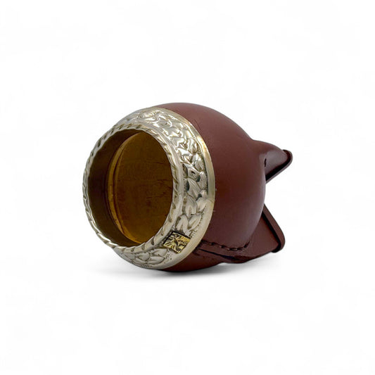 Mate Torpedo Marrone con Fleje Alpaca | Standard