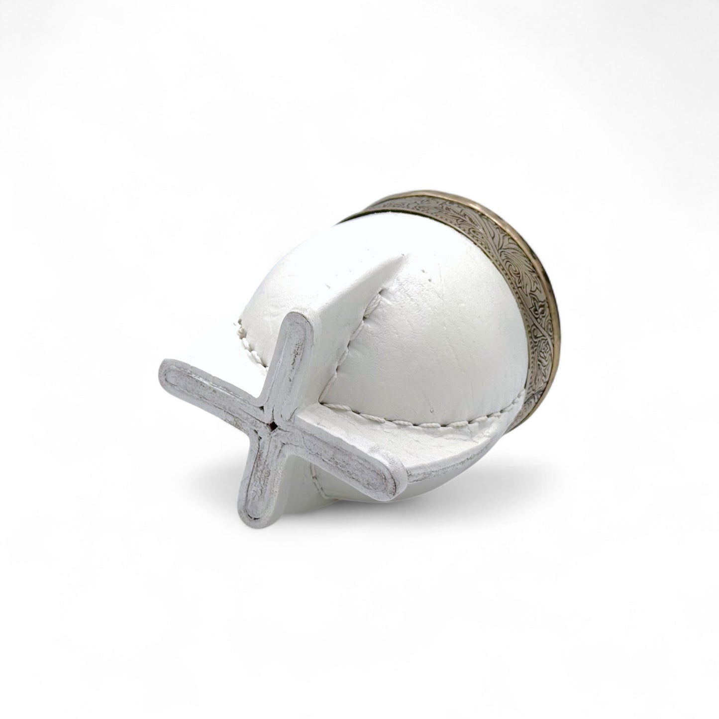 Mate Imperial Bianco con Virola Alpaca | Standard