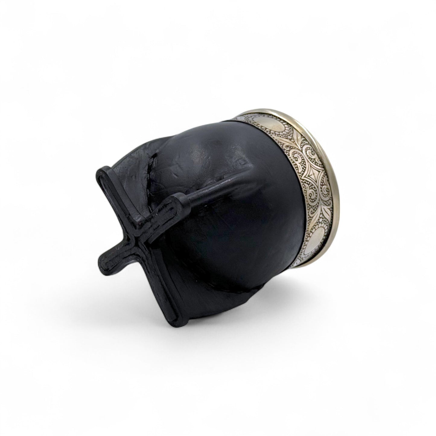 Mate Imperial Nero con Virola Alpaca | Standard