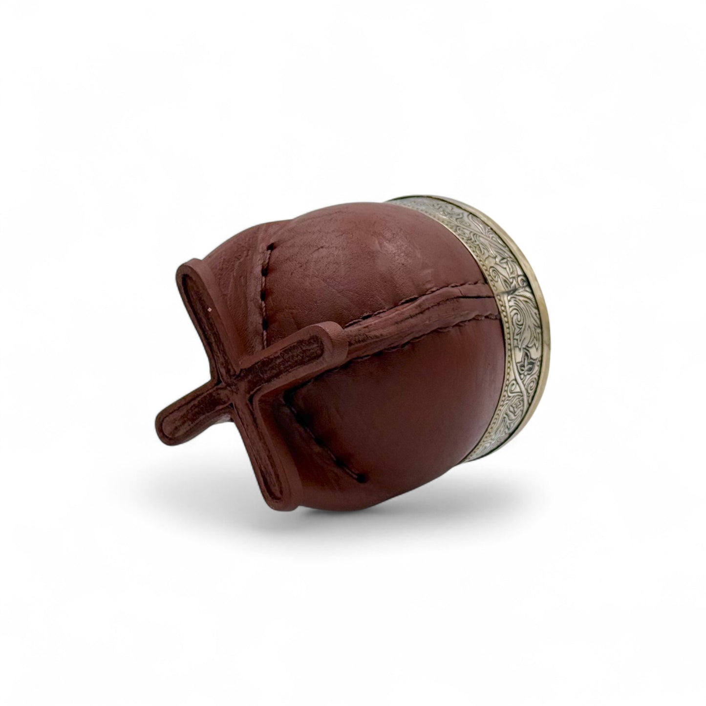 Mate Imperial Marrone con Virola Alpaca | Standard