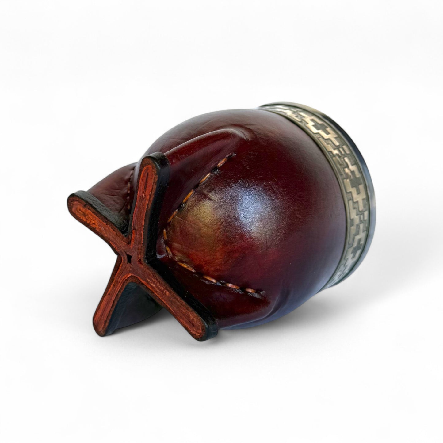 Mate Imperial Bordò con Virola Alpaca | Standard