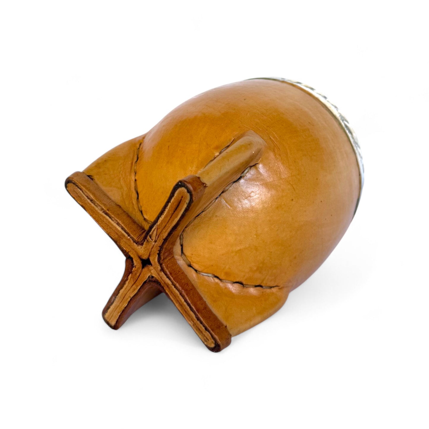 Mate Torpedo Marrone con Fleje Alpaca | Standard