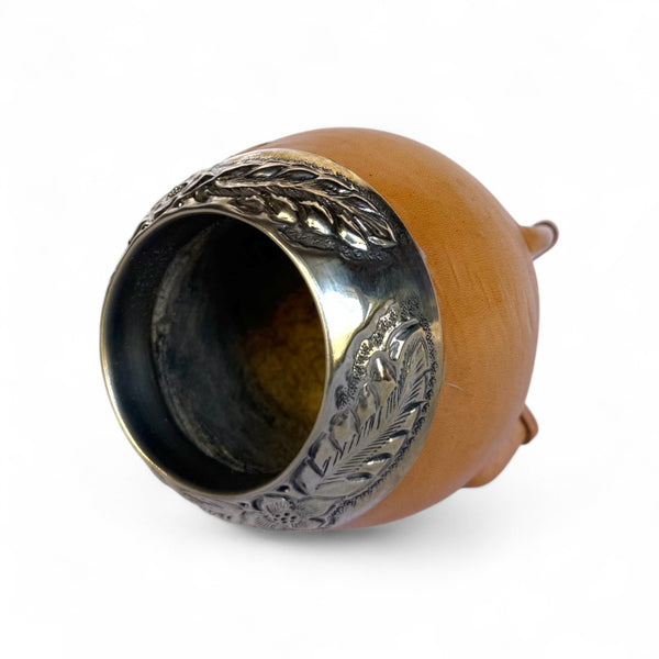 Mate Torpedo Marrone con Fleje Alpaca | Standard