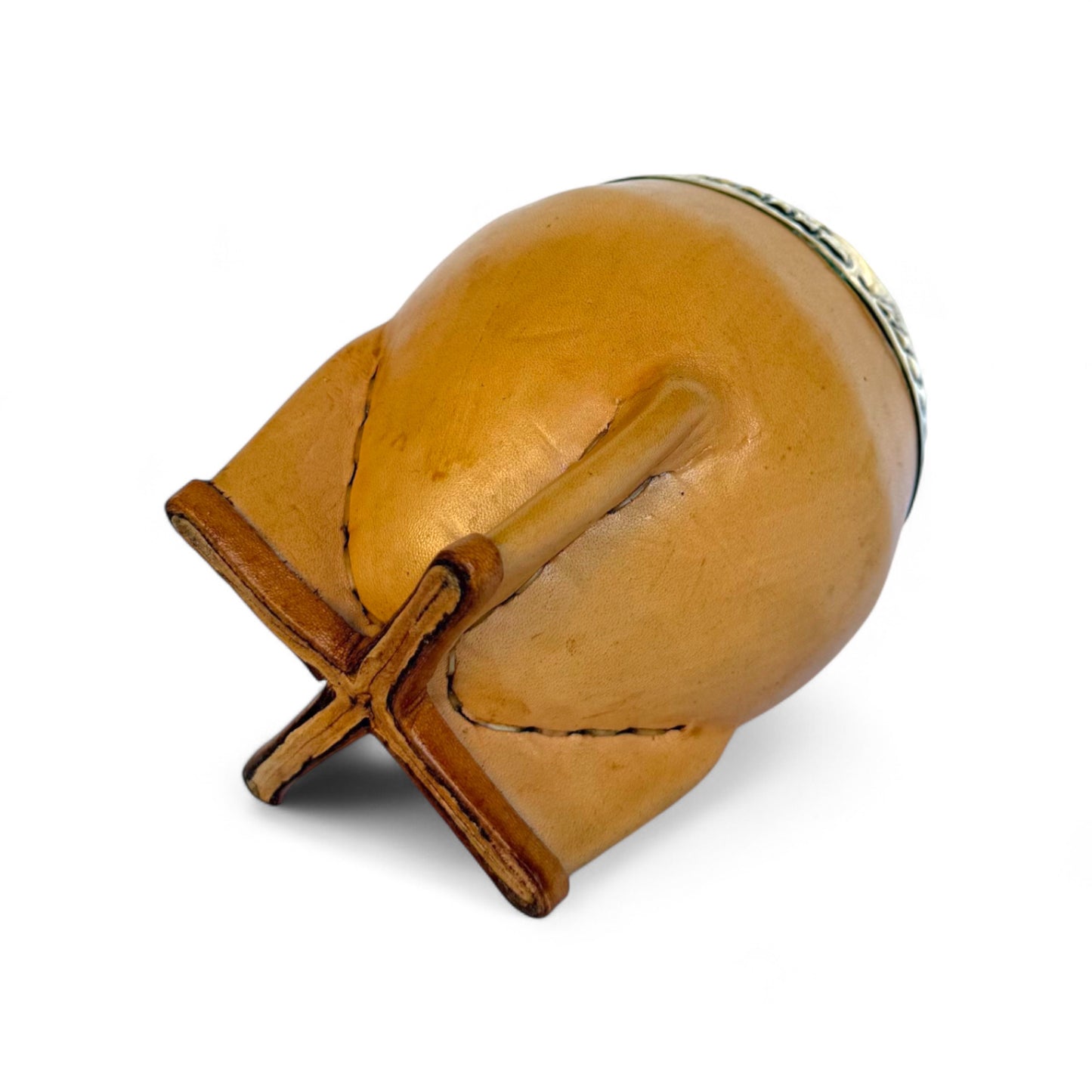 Mate Torpedo Marrone con Fleje Alpaca | Standard