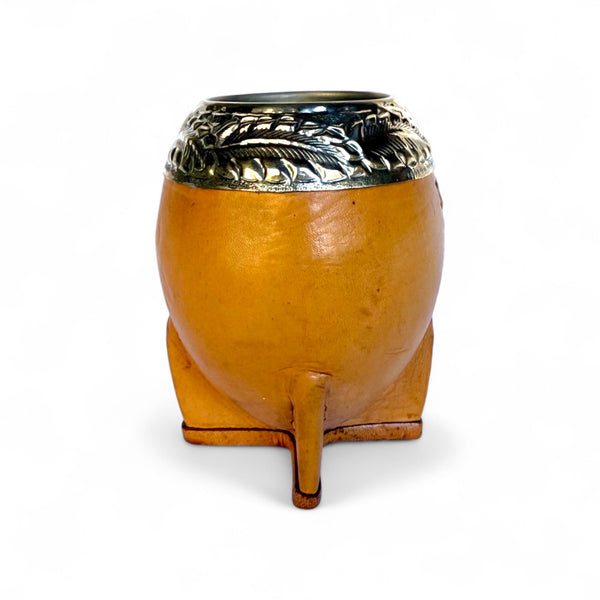 Mate Torpedo Marrone con Fleje Alpaca | Standard