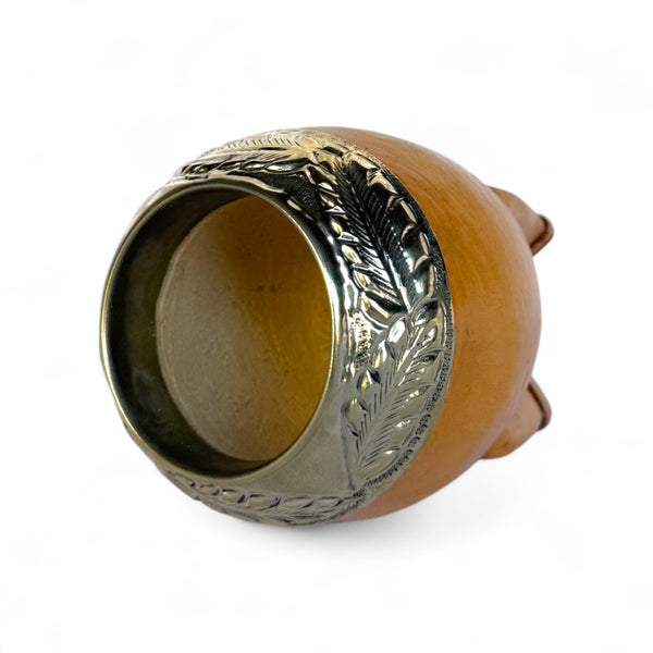 Mate Torpedo Marrone con Fleje Alpaca | Standard