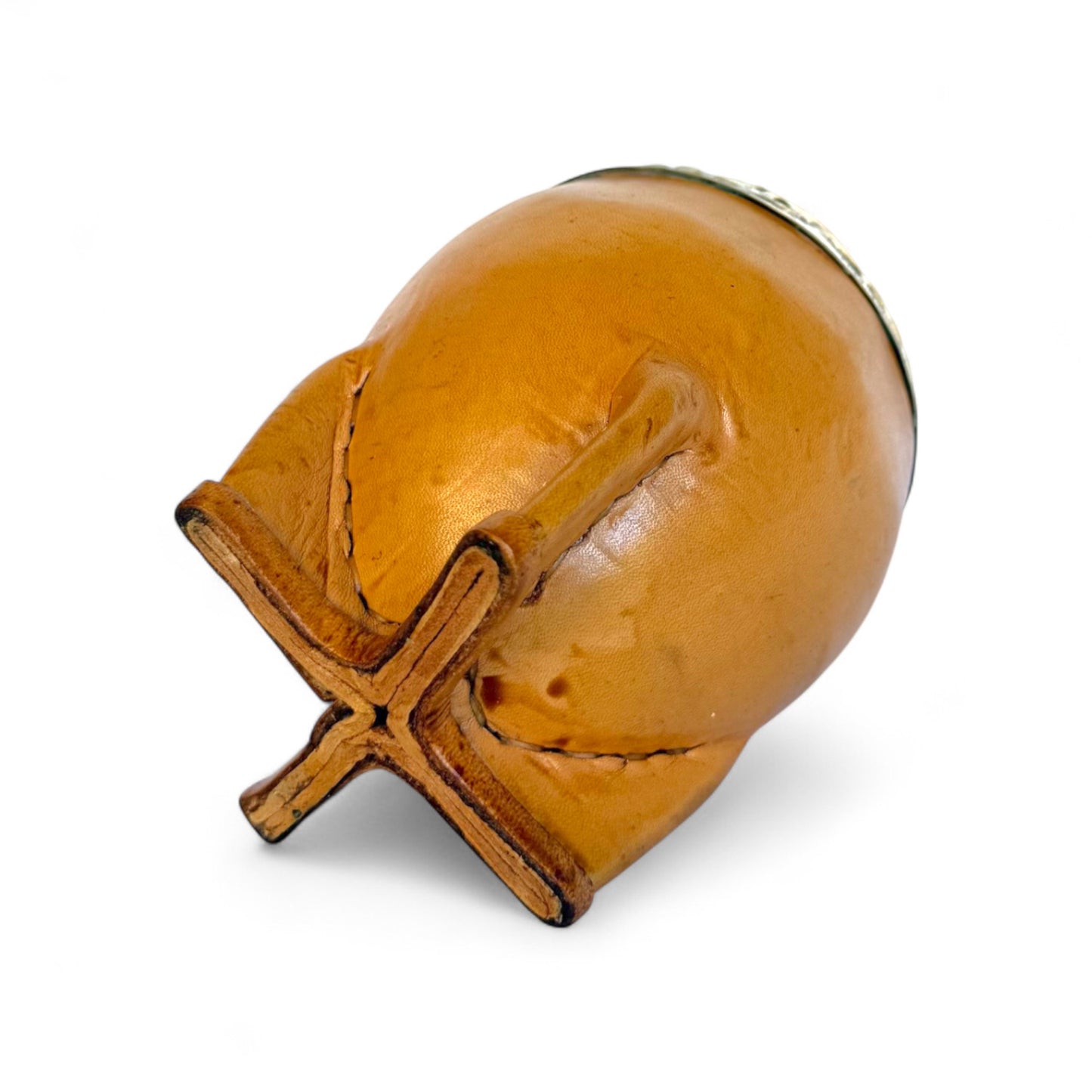 Mate Torpedo Marrone con Fleje Alpaca | Standard