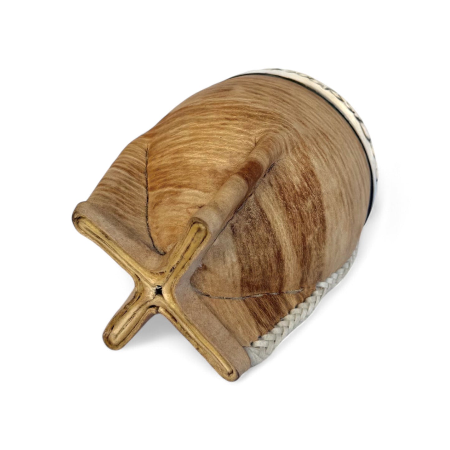 Mate Torpedo Cuoio Crudo con Fleje Alpaca | Premium