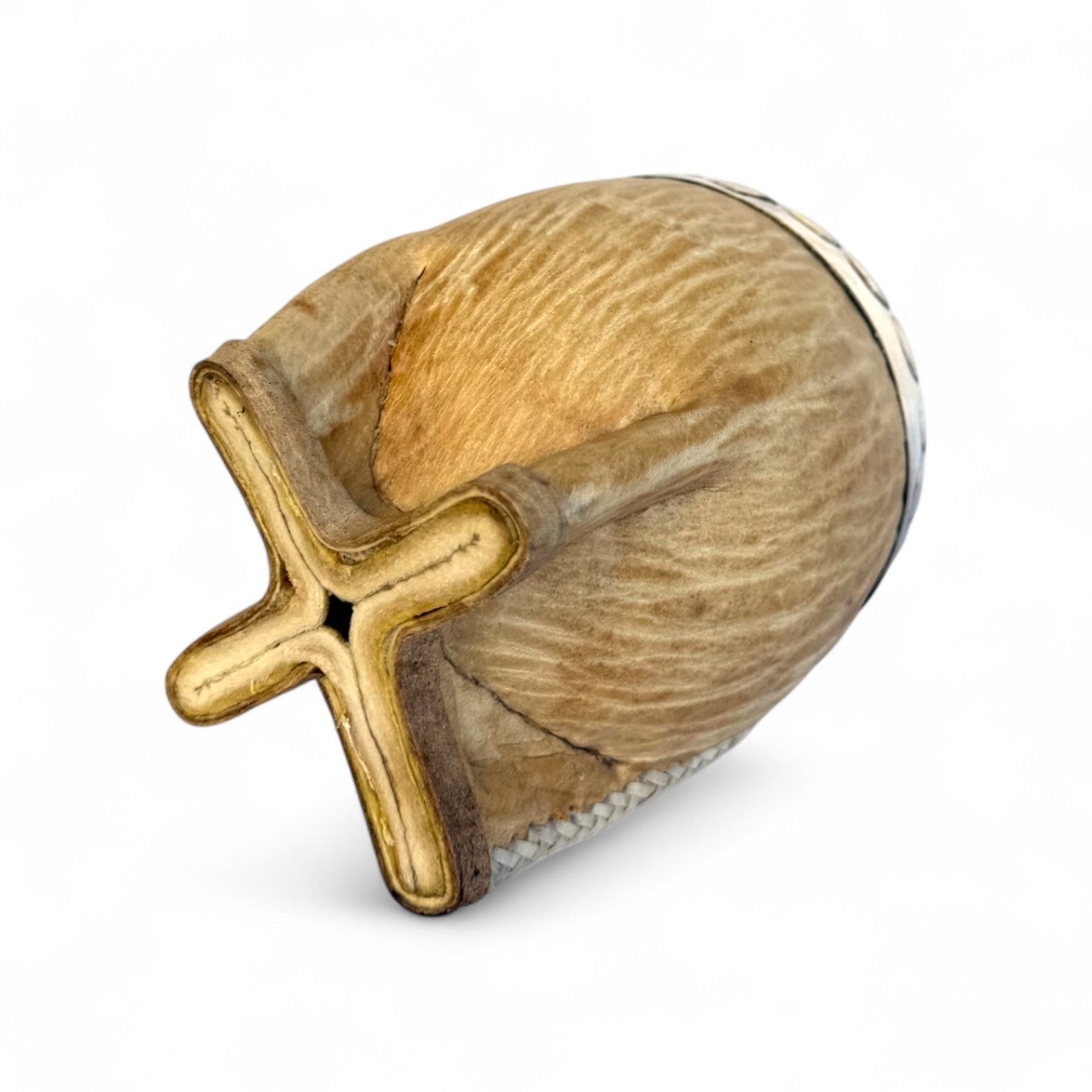 Mate Torpedo Cuoio Crudo con Fleje Alpaca | Premium