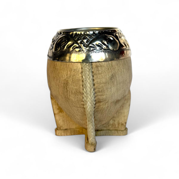 Mate Torpedo Cuoio Crudo con Fleje Alpaca | Premium