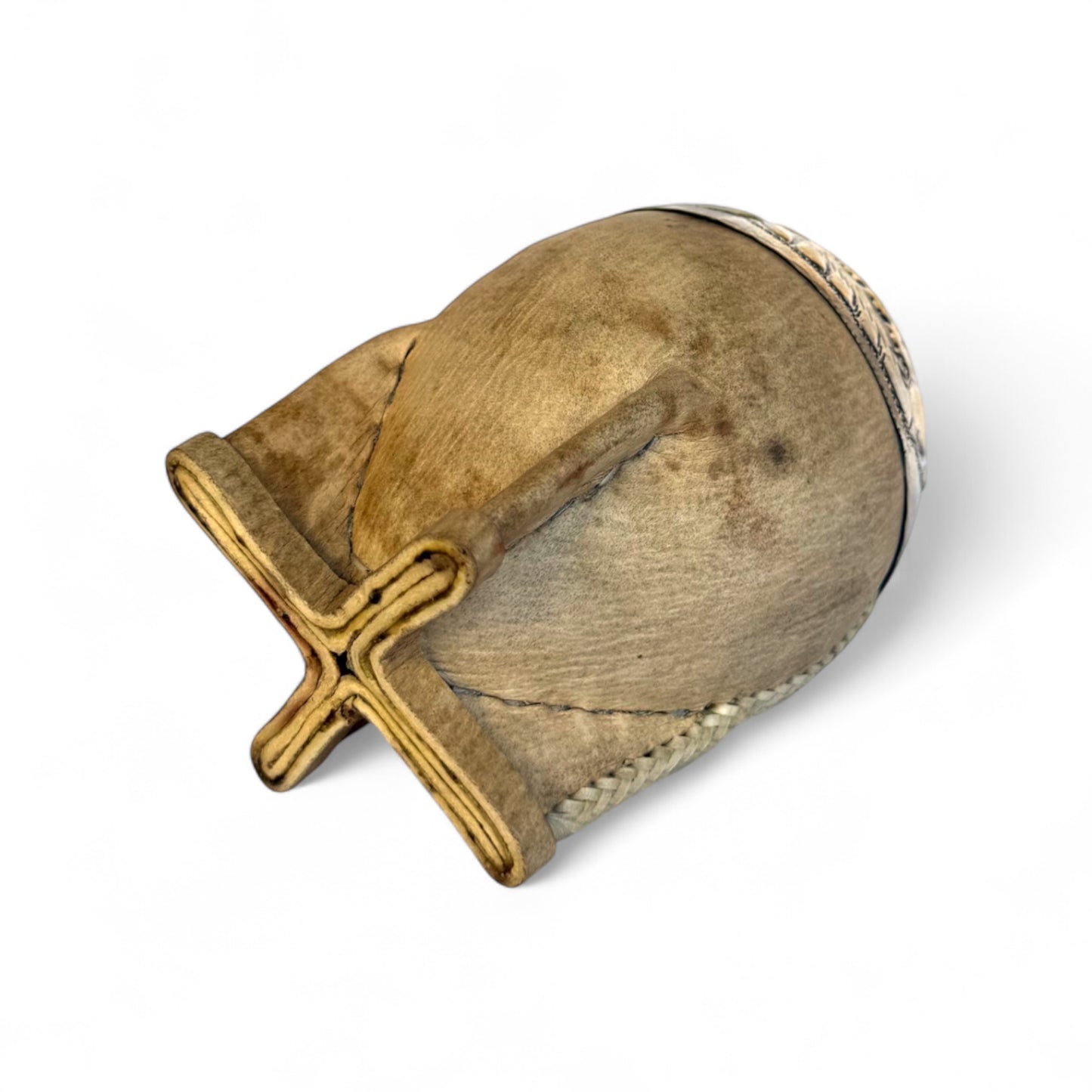 Mate Torpedo Cuoio Crudo con Fleje Alpaca | Premium