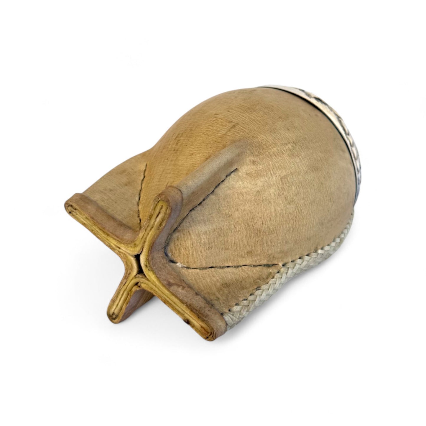Mate Torpedo Cuoio Crudo con Fleje Alpaca | Premium
