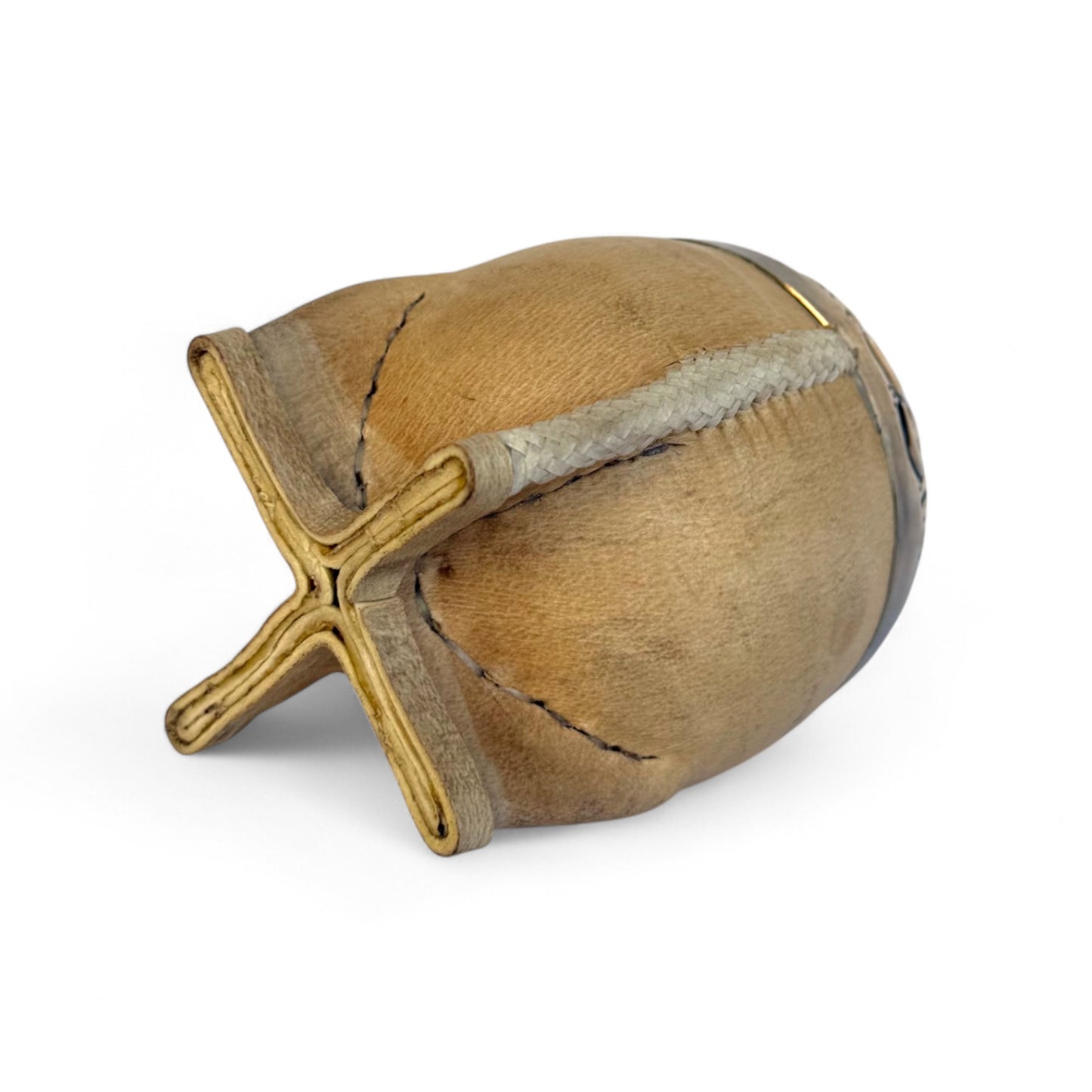 Mate Torpedo Cuoio Crudo con Fleje Alpaca | Premium