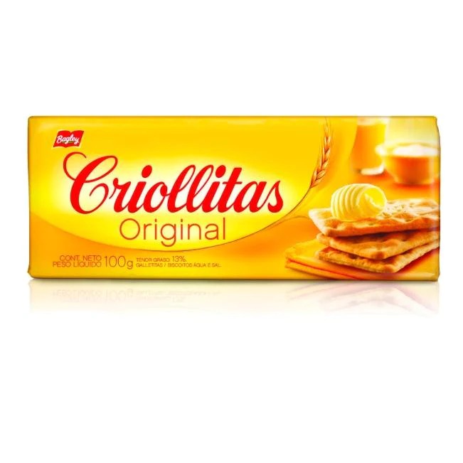 GALLETITAS BAGLEY CRIOLLITAS ORIGINAL 100 Gr