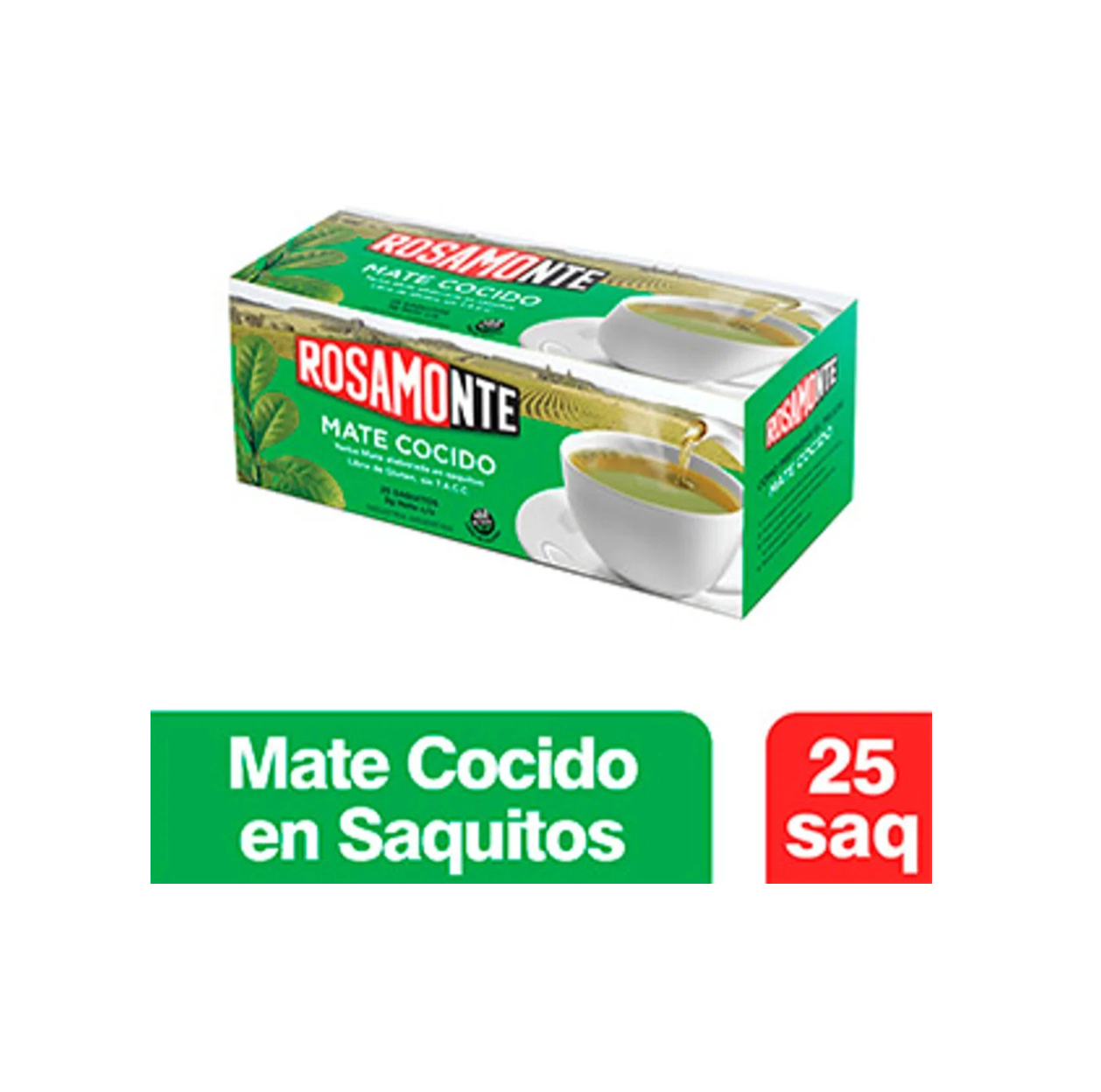Rosamonte MATE COCIDO 25 x 3 Gr