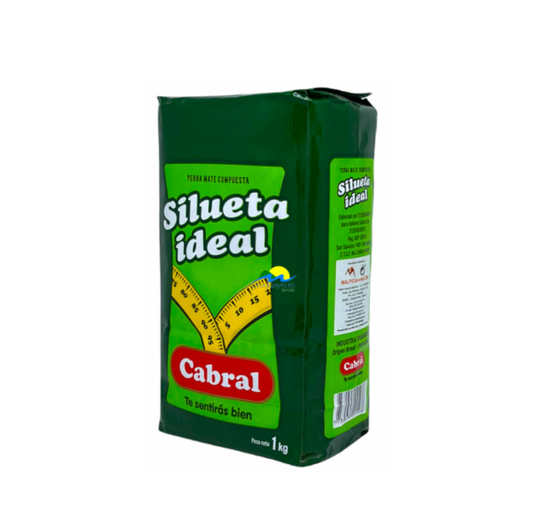 Yerba Mate CABRAL - SILUETA IDEAL 1 Kg.