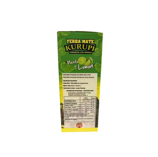 Yerba Mate - KURÍPI MENTA Y LIMON 500 Gr