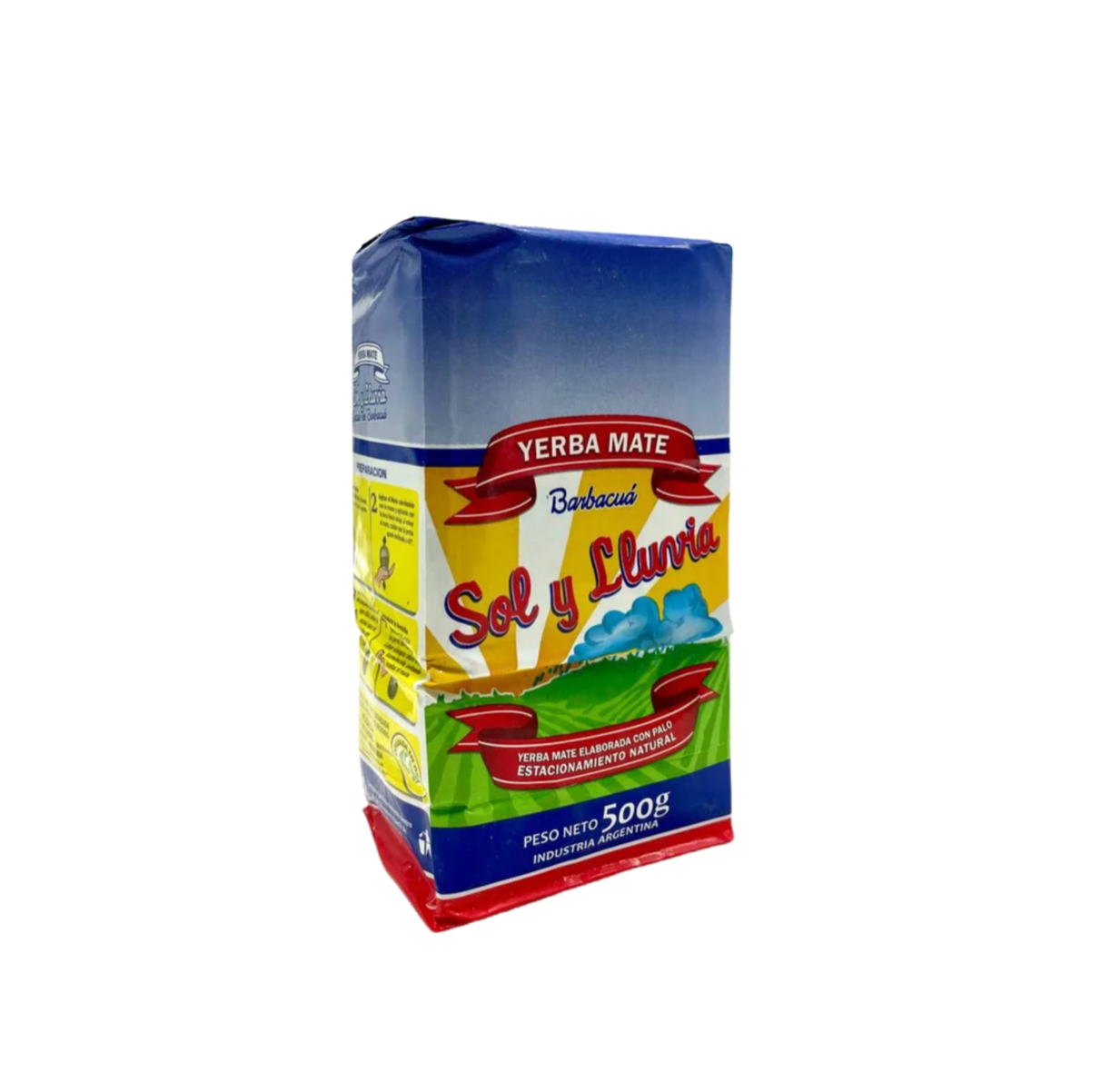 Yerba Mate - SOL Y LLUVIA BARBACUÁ 500 Gr