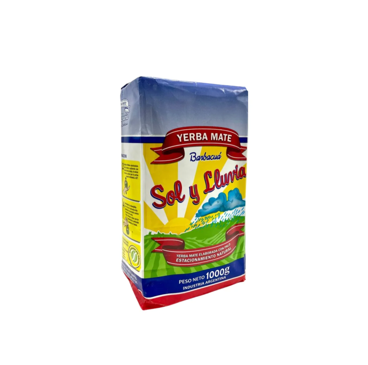 Yerba Mate - SOL Y LLUVIA BARBACUÁ 1 Kg