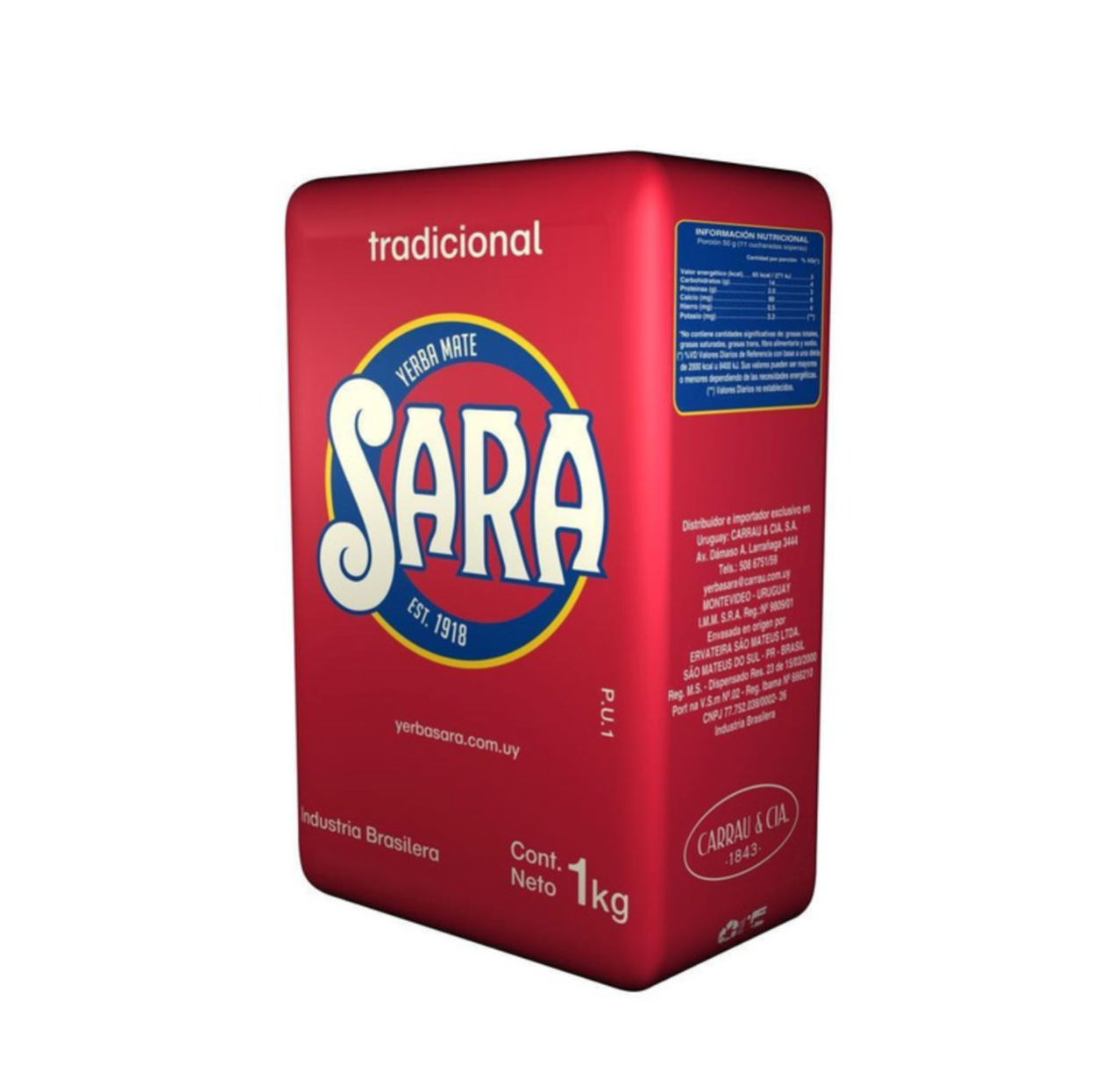 Yerba Mate - Sara Roja 4 Kg