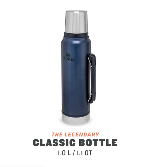 TERMOS STANLEY CLASSIC LEGENDARY BOTTLE "Nightfall" | 1.1 QT | 1.0L - imperodelmate.com