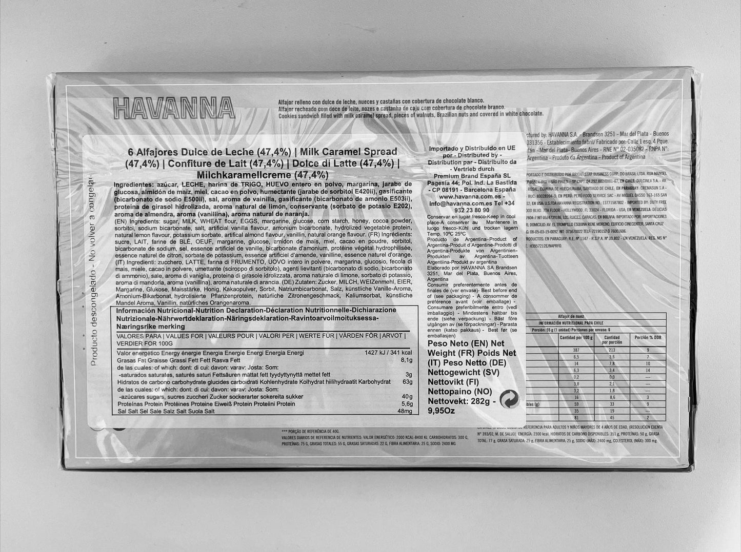 ALFAJORES HAVANNA NUEZ