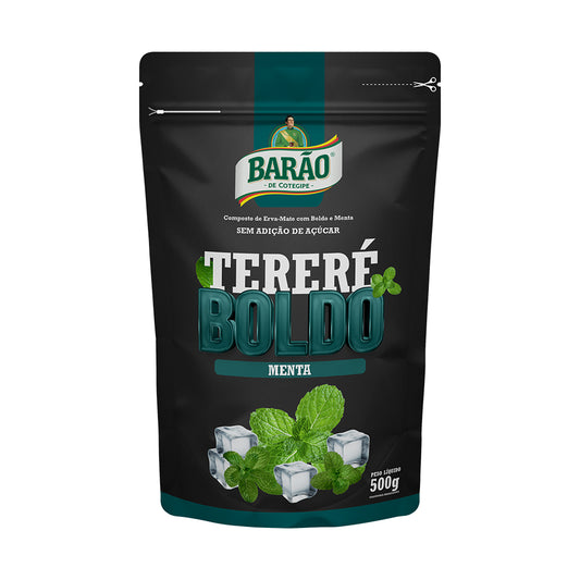 Tereré BARÃO de COTEGIPE - BOLDO Y MENTA 1/2 Kg.