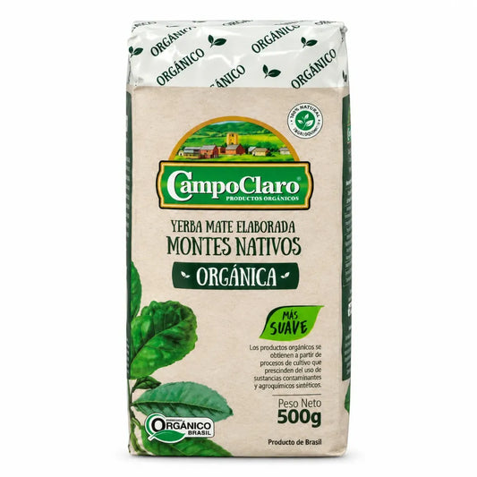 Yerba mate - Campo Claro Montes Nativ. ORGANICA 1/2 Kg.