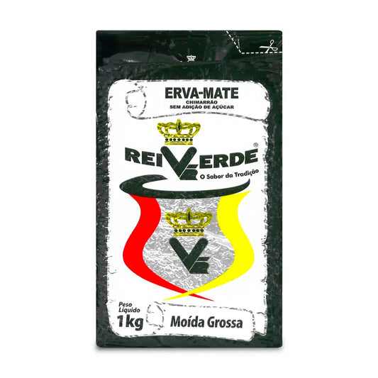 Chimarrão REI VERDE - MOIDA GROSSA VACUUM 1 Kg.